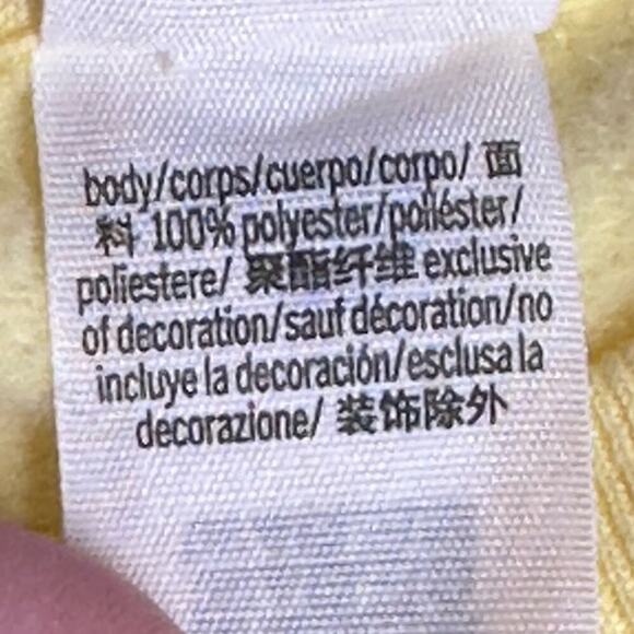 NWOT | PINK VS | Pullover Crew Sweatshirt | Yellow/Black | Small - Picture 8 of 12